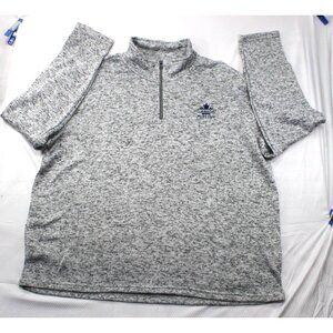 Atlas For Men Grey Canada Wild Park 1/4 Zip Pullover 5XL‎